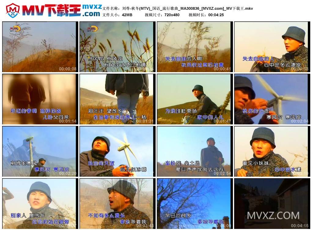 刘尊-秋冬(MTV)_国语_流行歌曲_MA300836